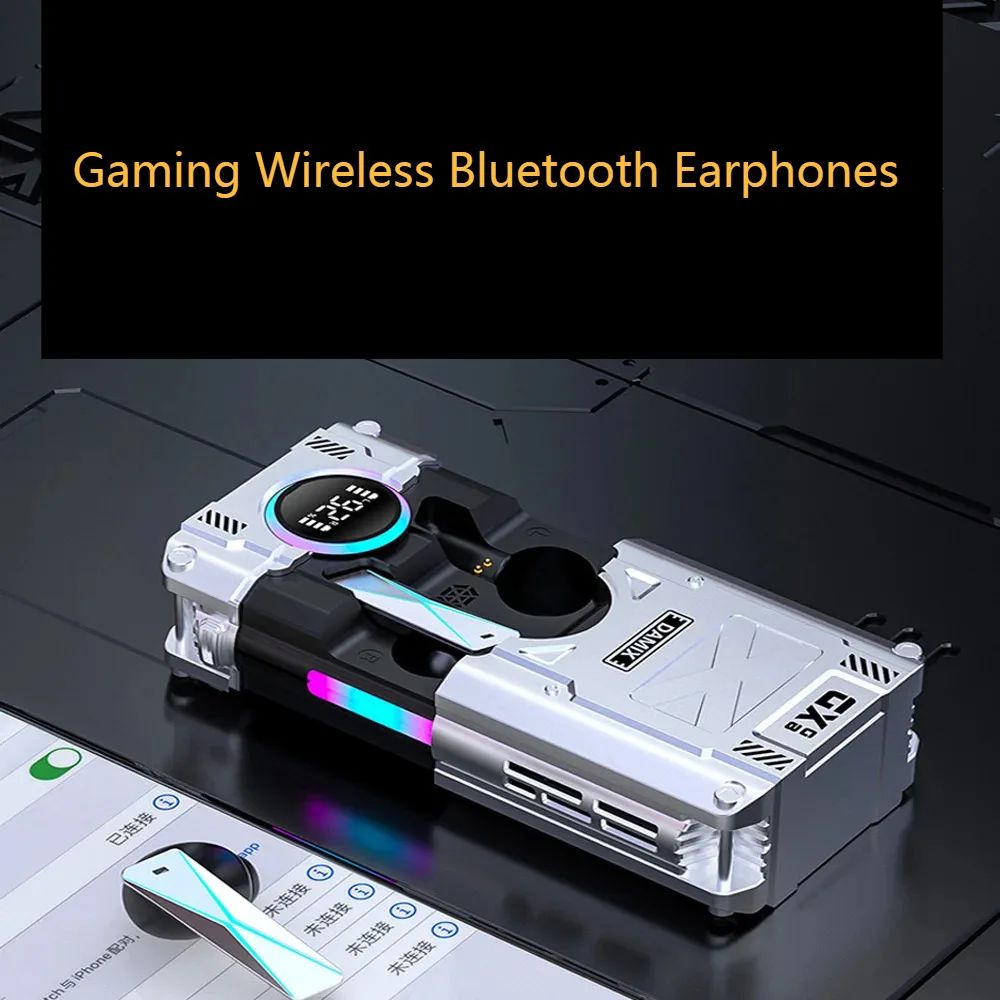 Новые игровые беспроводные Bluetooth-наушники DX-08, TWS-вкладыши, стереонаушники высокого качества с микрофоном, наушники HD Call