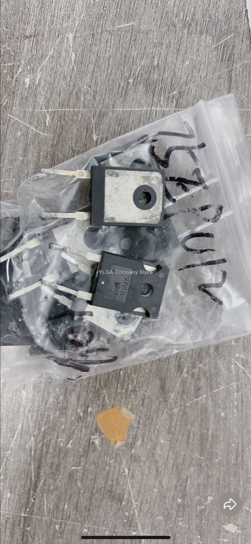 Imported dismantling 75EPU12L 75A1200V replaces RHRG75120 fast recovery diode            5PCS -1lot