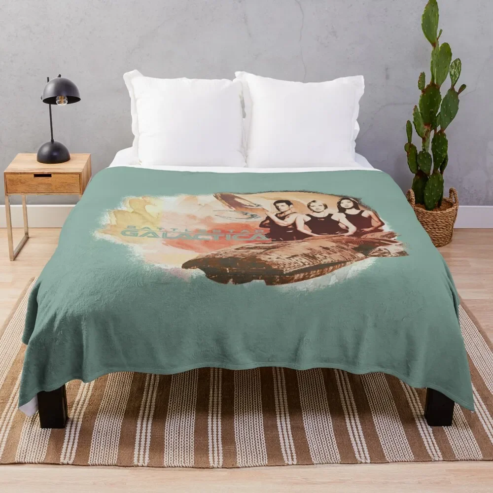

BSG200_Battlestar Galactica Galactica Pilots Throw Blanket Cozy Home Blanket Gift for Christmas Holiday