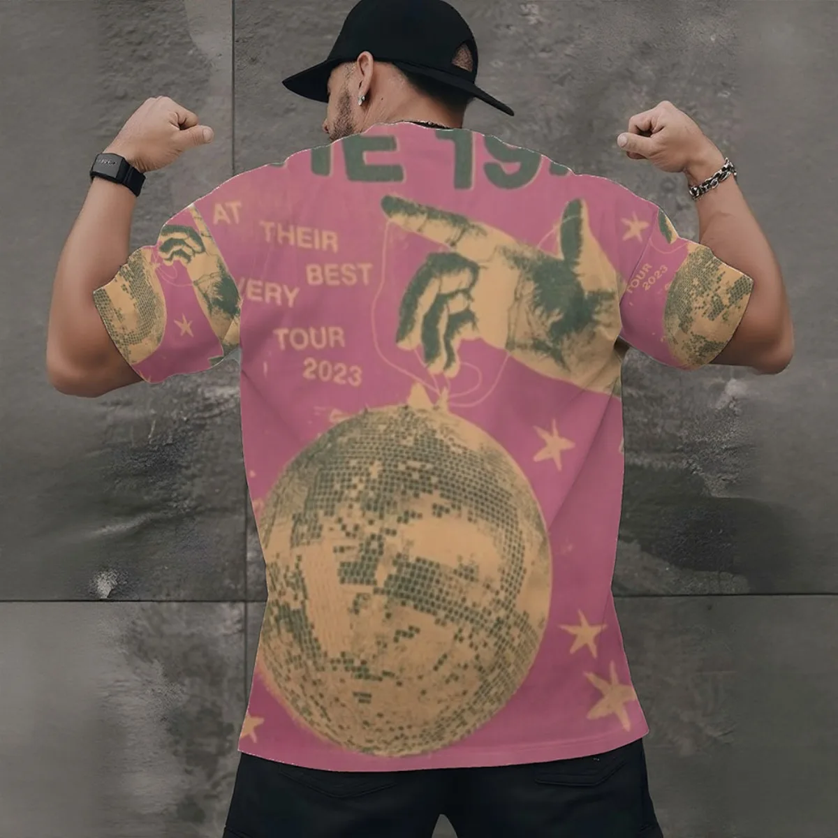 1912 Ludwig Hohlwein Zoo Leopard And Panther Poster Poster New Arrival Fashion Men's Short Sleeve All-Over Print T-Shirt
