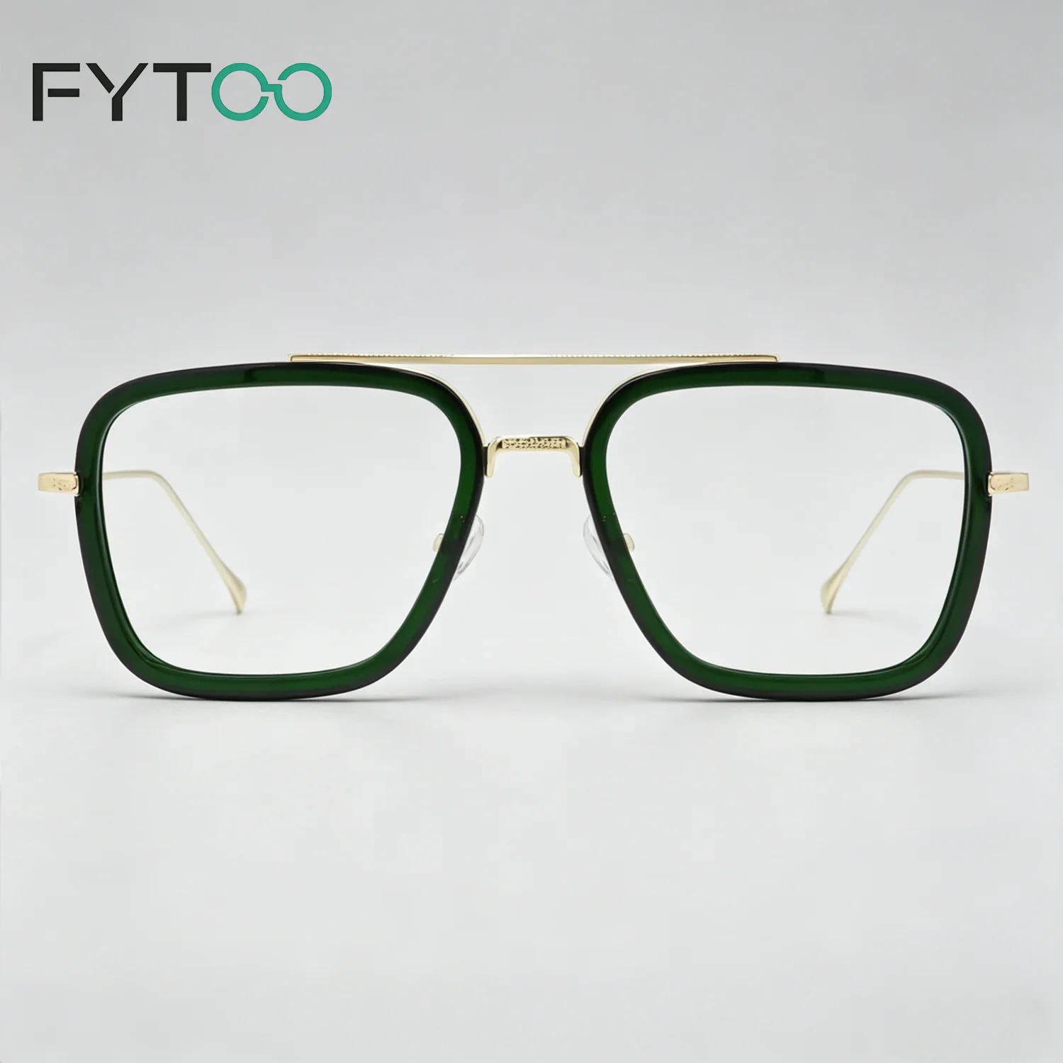 

Оправа для очков FYTOO Titanium Square, унисекс, ультралегкая, люксовая, модная, для повседневного ношения, 0688-05