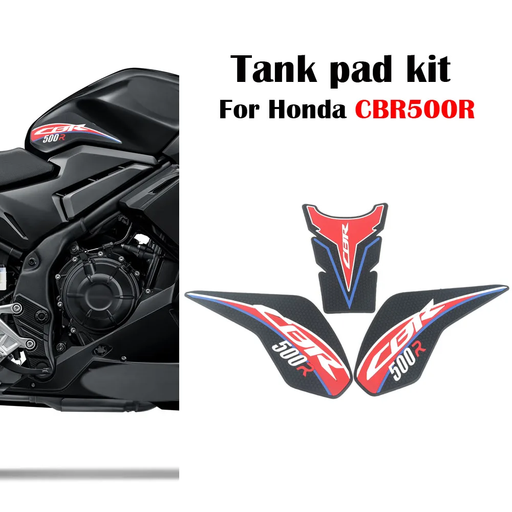 

New Motorcycle Side Gas Knee Grip Stickers Fuel Tank Pad Protector Anti-slip Sticker For Honda CBR500R CBR 500 R 500R