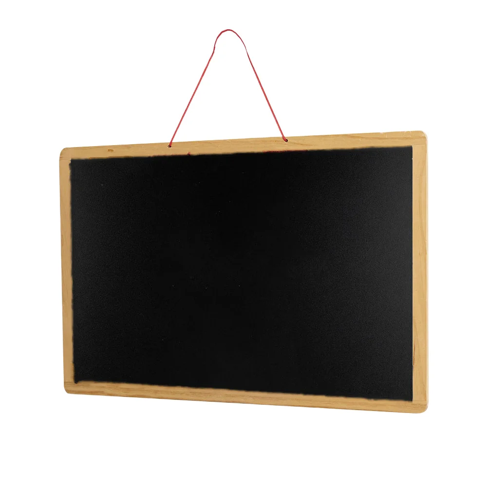 

Wooden Small Blackboard for Wall Hanging Magnetic Dry Erase Board Menu Message Kitchen Coffee Shop Decorative Sign