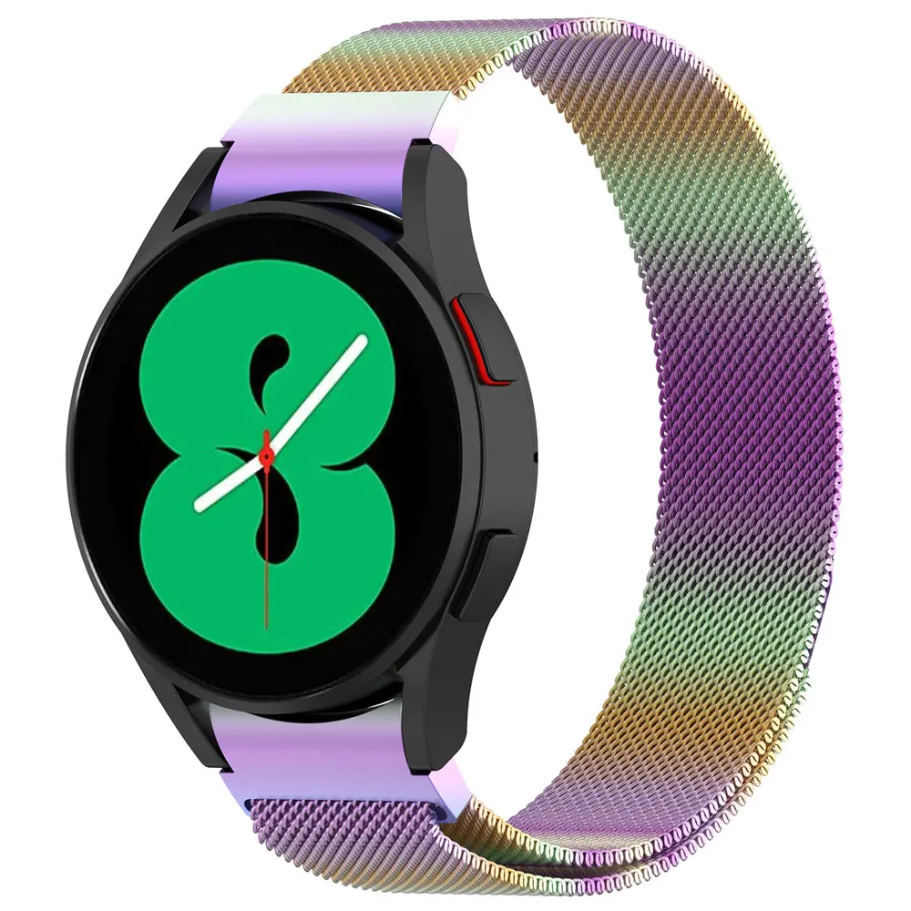 No Gap Milan ese Loop Armband für Samsung Galaxy Uhr 6 klassische 43mm 47mm 6 5 4 44mm 40mm 5pro 4 klassische Edelstahl armband