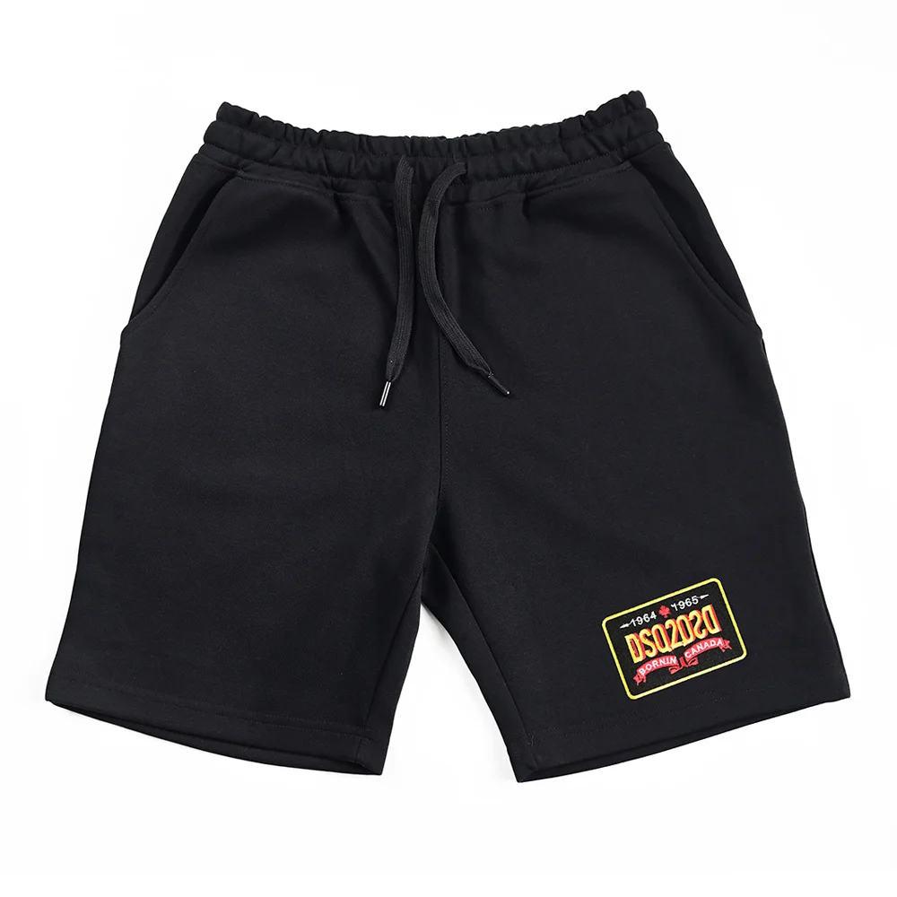 

Модные спортивные шорты с принтом для мужчин, свободного кроя, длиной пять дюймов, с завязками, повседневные, летние, стильные, из полиэстера и хлопка.