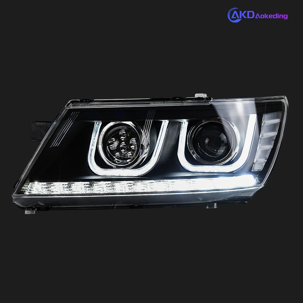 Car Lights for Dodge Journey LED Headlight 2008-2019 JCUV Head Lamp Drl Projector Lens Automotive Accessorie