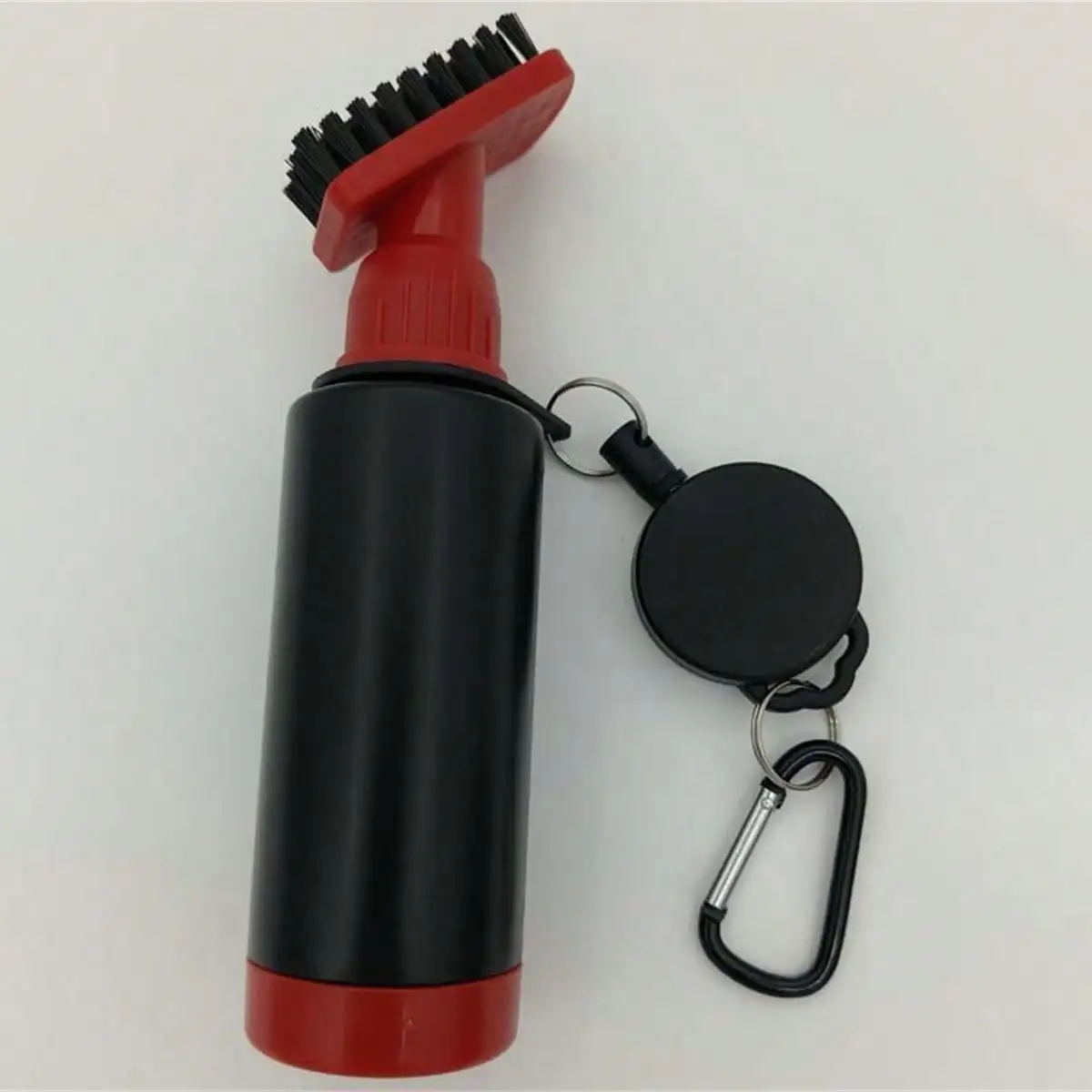 1pc Golf Club Cleaning Brush With Water Spray Portable Groove Cleaner With Retractable Carabiner Golf Accessories For Shoes Ball view 5