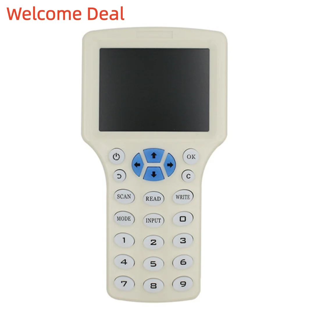 NFC Smart Card Reader Writer Duplicator 125K 13.56MHz RFID Copier USB Fob Programmer Copy Encrypted Key Replicator