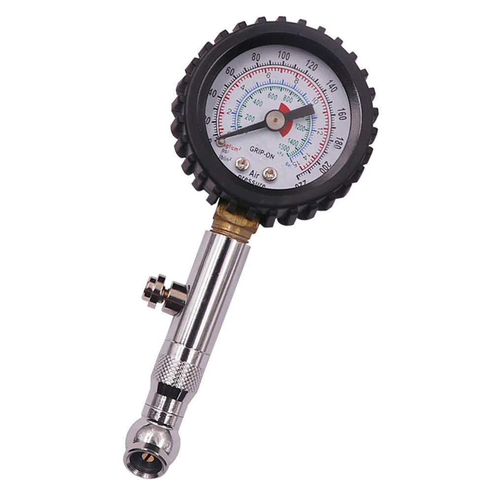 car tire pressure monitor Tire pressure gauge highprecision pressure gauge with pressure inflation head gas gun inflation nozzle