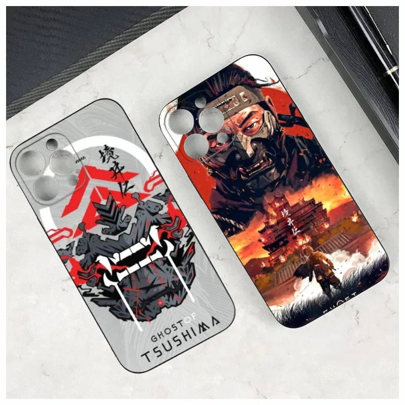 Ghost Of Tsushima Phone Case For Iphone 15 14 12 11 13 Pro Max XR 7 8 14 15 plus Soft Phone Covers