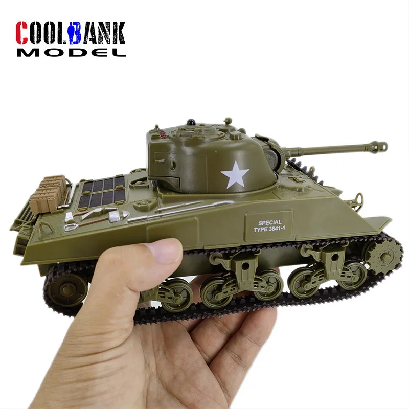 Henglong-RC Tanques de Batalha Infravermelhos, Sherman vs Pershing, 2.4Ghz, RC Battling Panzer, Controle Remoto, Tanque Modelo EUA, M4A3, M26, 1, 30