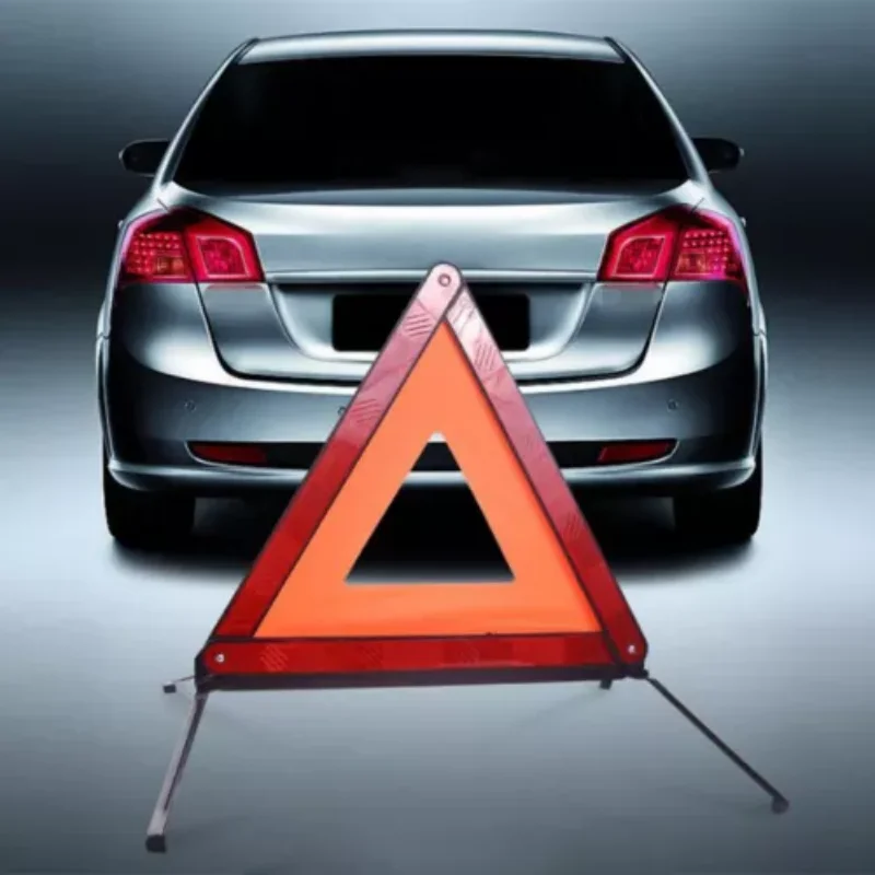 Car Emergency Breakdown Warning Triangle Breakdown Warning Safety Triangle Kit Road Reflector Roadside Tripod Emergencies