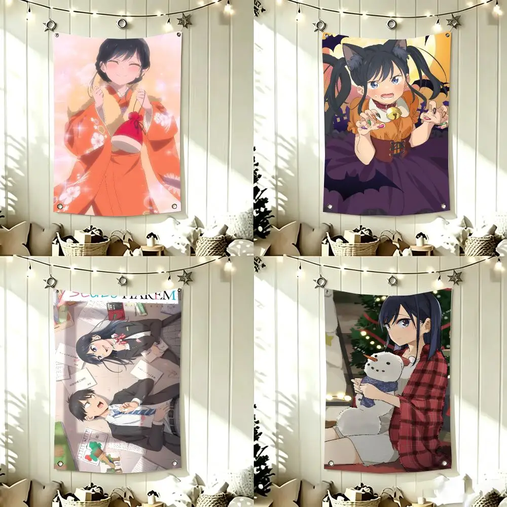 Comedy Anime P-Pseudo Harem Flags Home Decor Wall Hanging Vertical Flags Indoor Outdoor