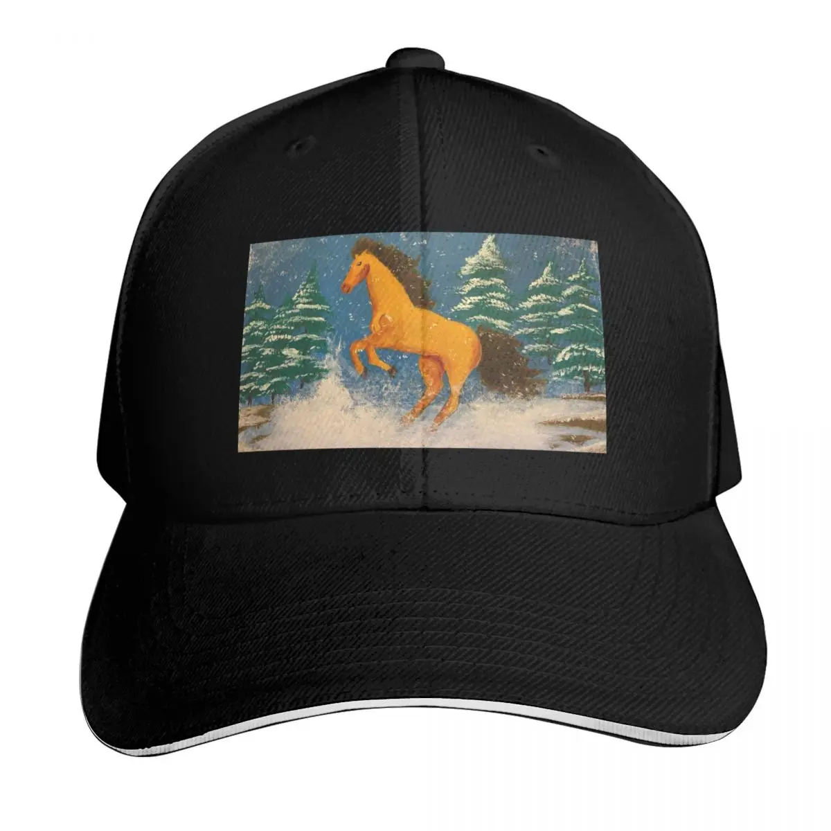 Horse of thought Baseball Cap Curved Brim Classic Fit Low Profile Unstructured Unisex for Men Women