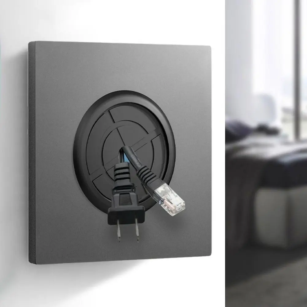 Electrical Supplies With Rubber Pad Blank Panel 86 Type 35mm Wall Hole Cover With Screws Decorative Cover