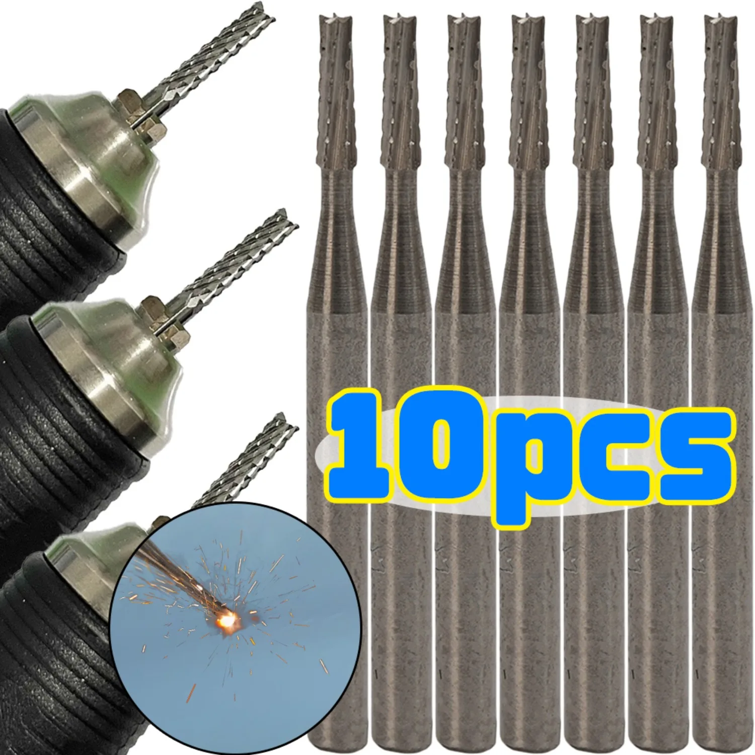 

10/1pcs Alloy Car Glass Tapered Carbide Drill Bit for Automobile Windshield Repair Tool Auto Glass Repair Special Drilling Bit