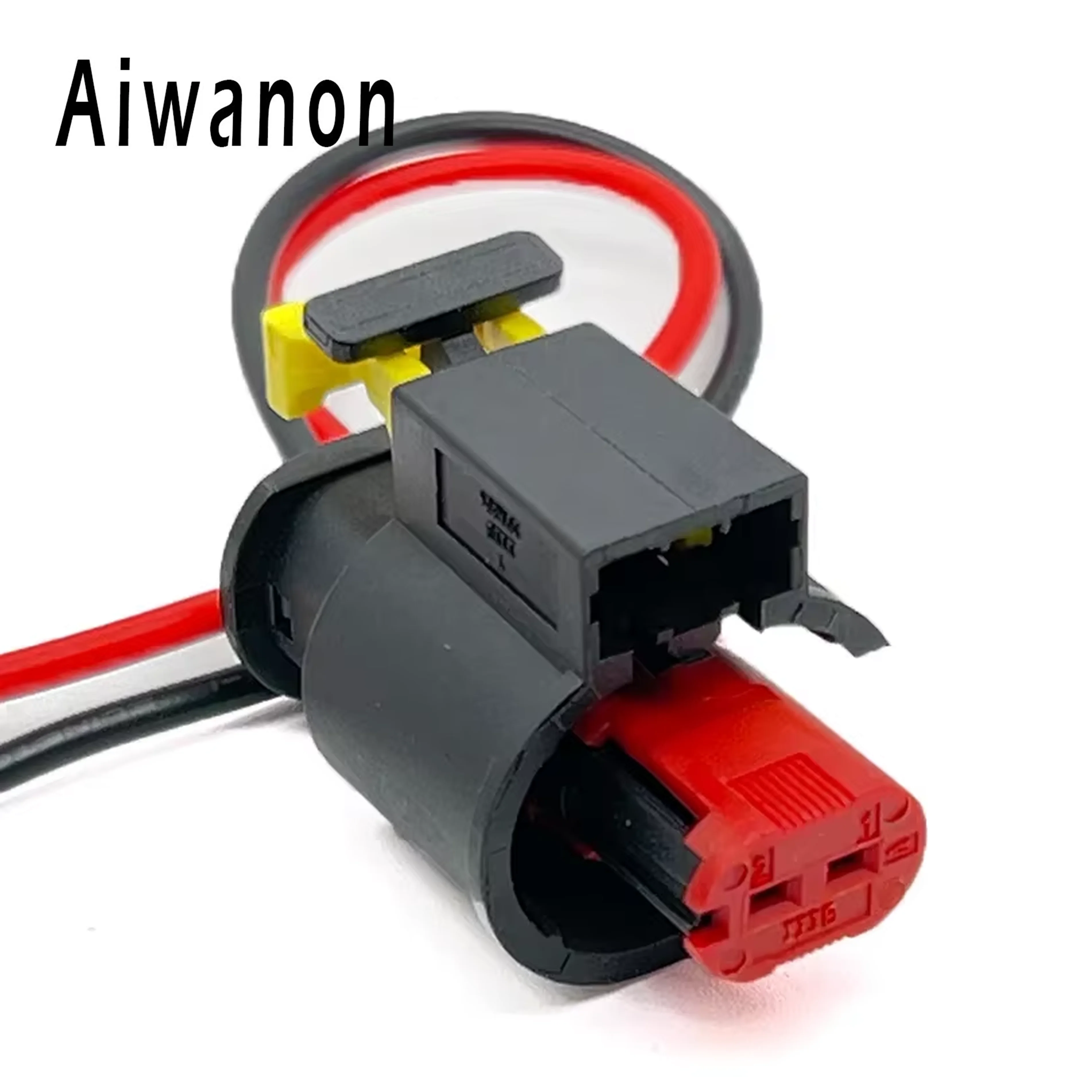 

1 Set 2 Pin Car Electromagnetic Valve Electrical Cable Connectors Female Wire Harness Plug For Buick Chevrolet Cruze 284556-1
