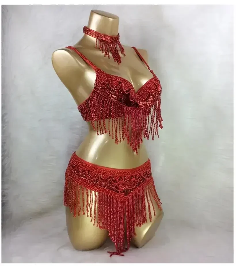 ホットガールステージショーダンス服セクシーなベリーダンス衣装ナイトクラブバーイブニングパーティー着用