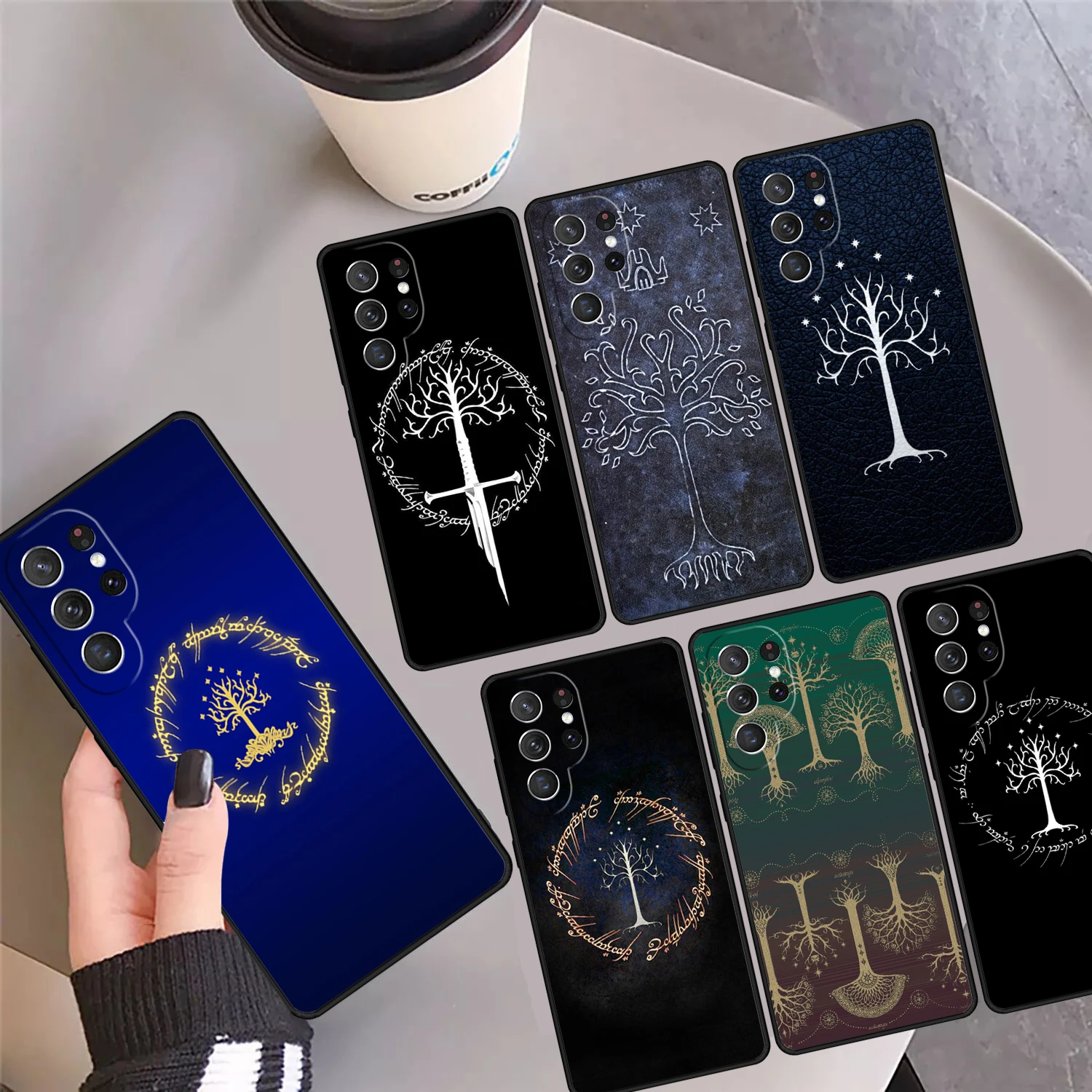 Tree Of Gondor Lotrs Phone Case Cover For Samsung Galaxy S24 Ultra 23 S22 Plus S21fe Lite S20 S8 S9 S10 Note 10 Pro Note 20