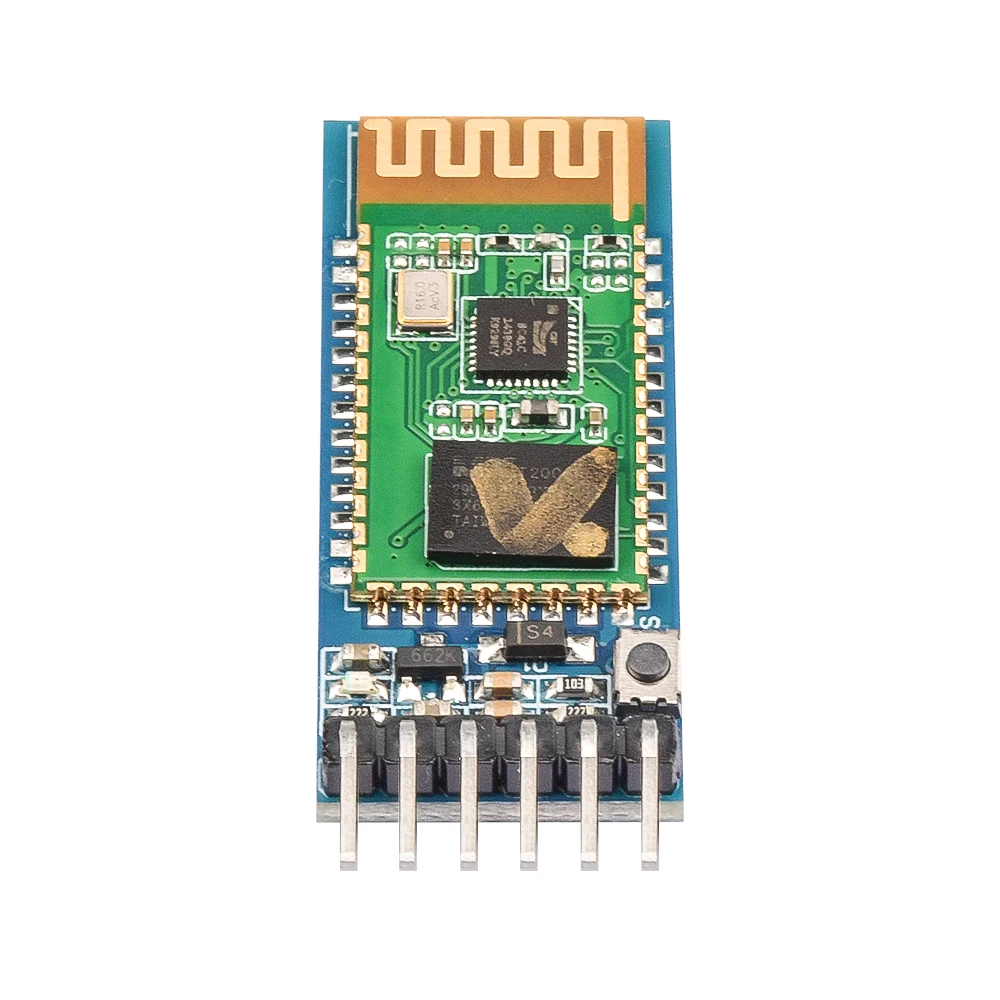 HC-05 Master-Slave 6Pin Anti-Reverse, Integrated Bluetooth Serial Pass-Through Module, Wireless Serial for Arduino