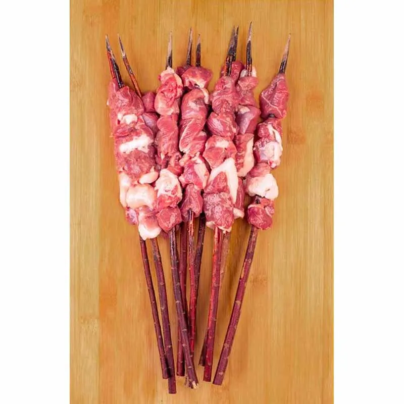 Bbq Meat Skewer Manual Satay Skewer Machine Bbq Stainless Steel Mutton Kebab Lamb Skewer Tools Kebab Meat Wear String Machine