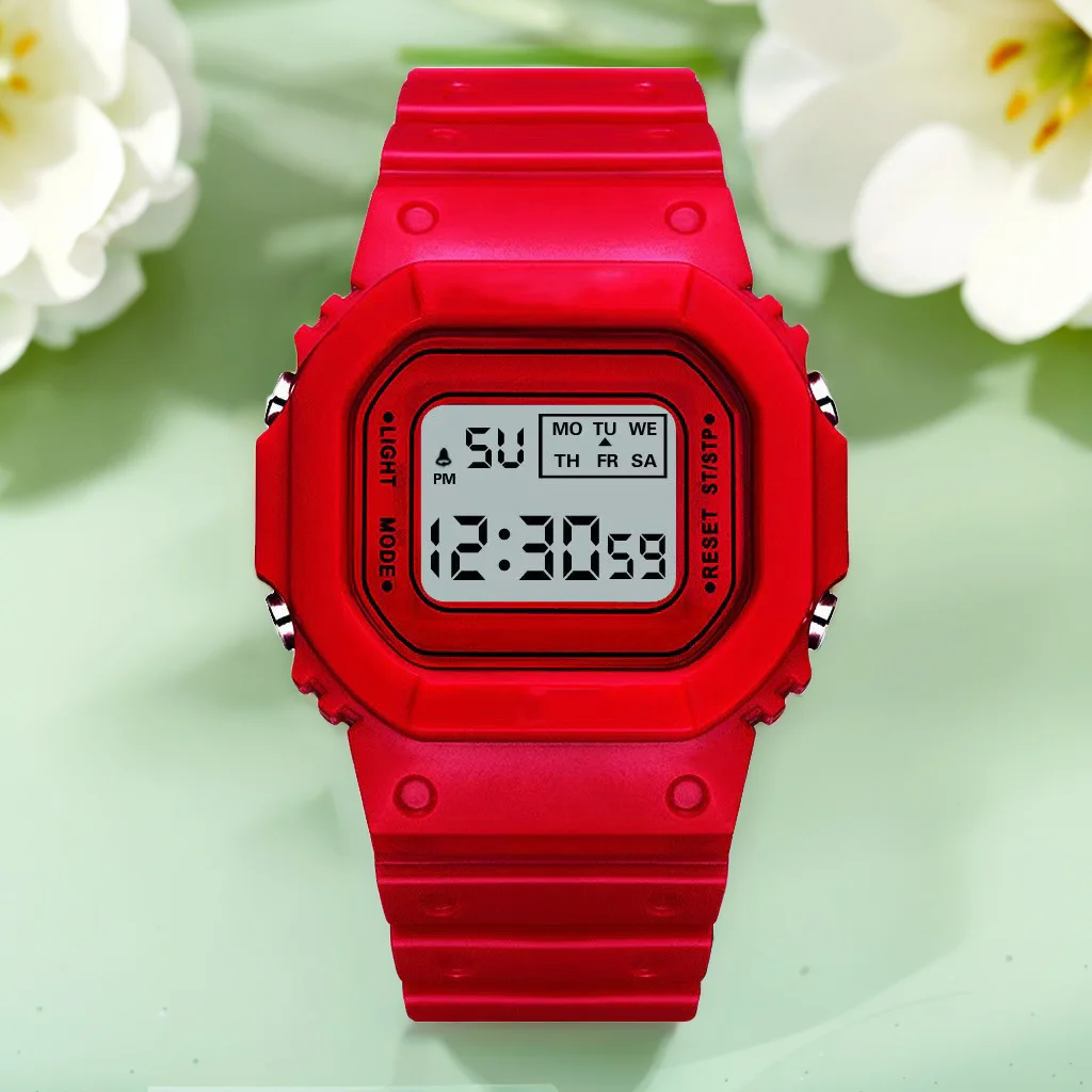 

Hot Selling Women LED Digital Electronic Watch Multifunctional Outdoor Simple Leisure Men and Women Sports Watch Reloj