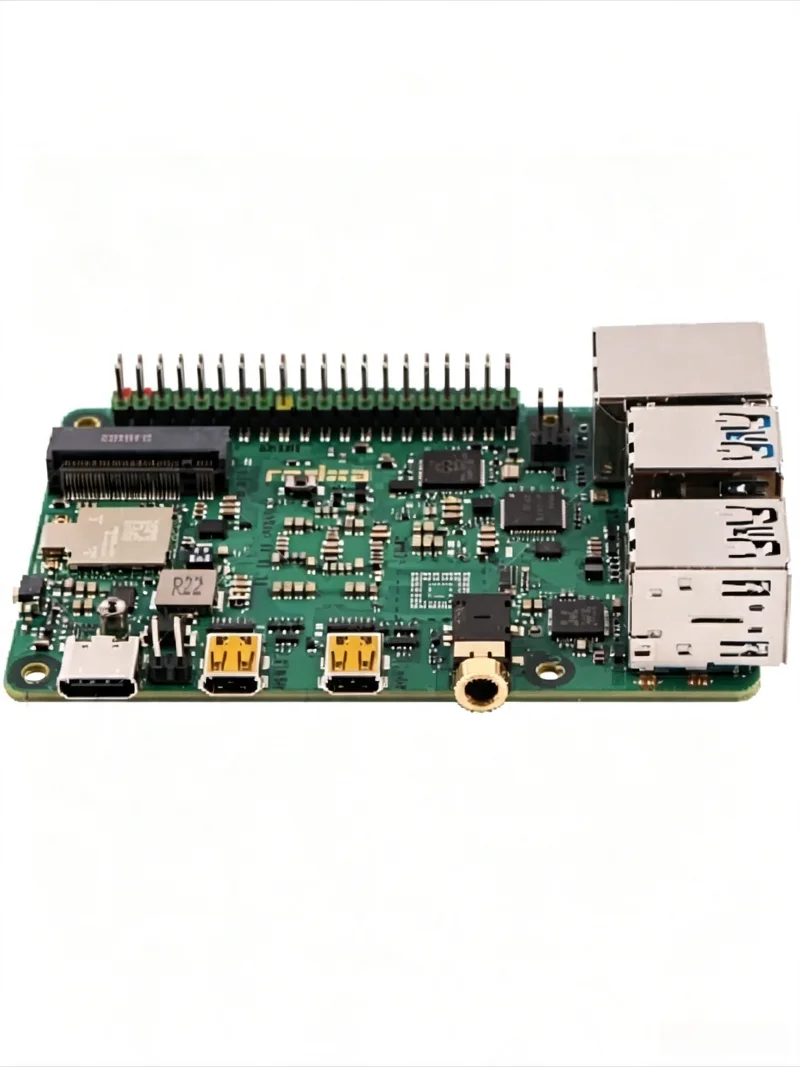 N100 Single Board Computer 4X 2.5G LAN Mini PC, High Performance Low Power Desktop Computer