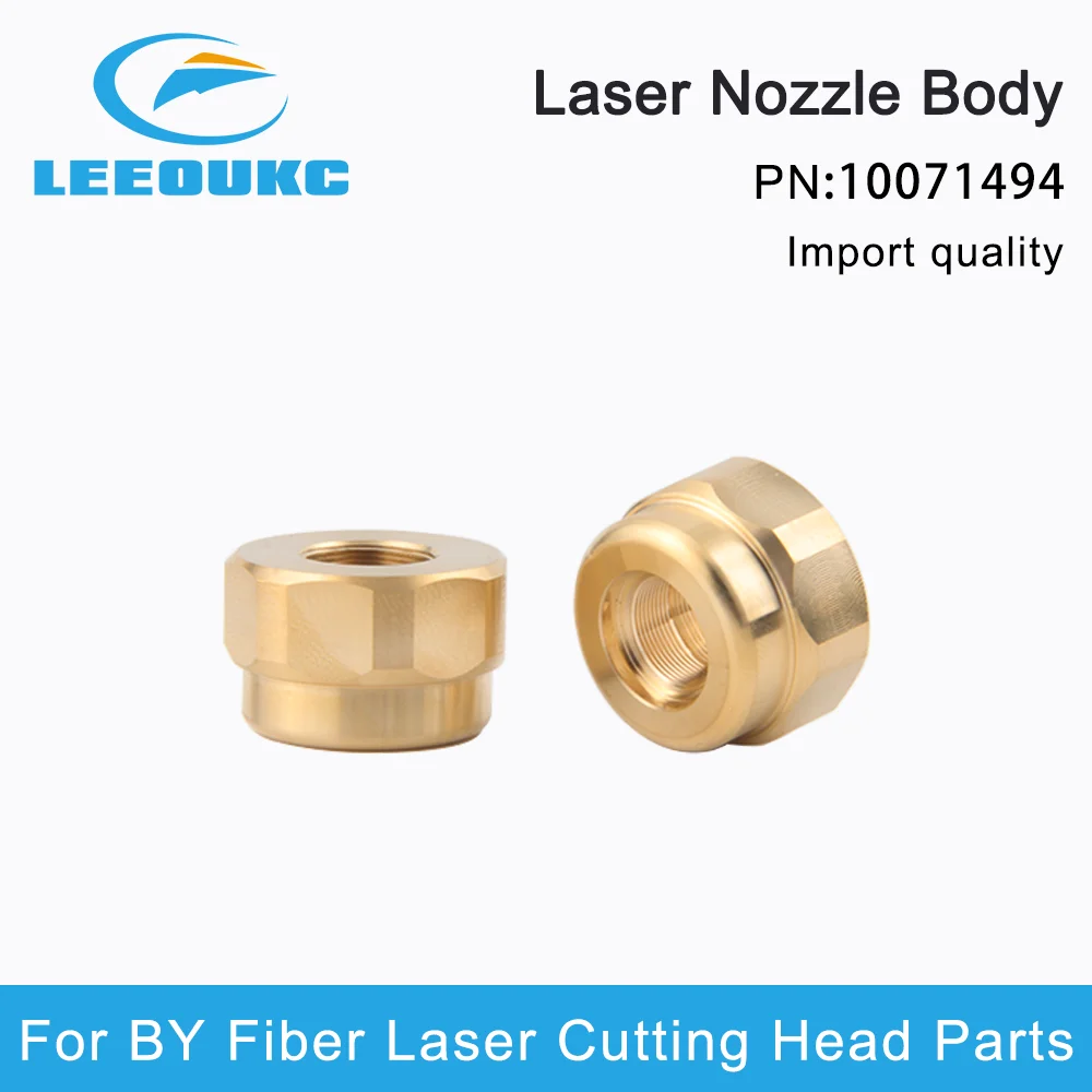 

10Pcs/lot Import Quality Laser Nozzle Body 10071494 for laser nozzle body 10083263 For BY Fiber Laser Cutting Machines