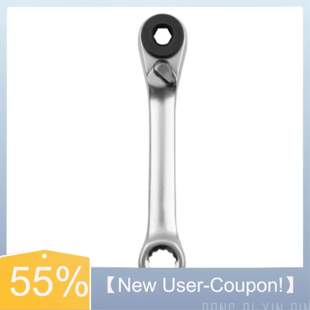 

【Fast Delivery】Mini 1/4 Double Ended Quick Socket Ratchet Wrench Rod Screwdriver Bit Tools Ratchet Handle Wrench