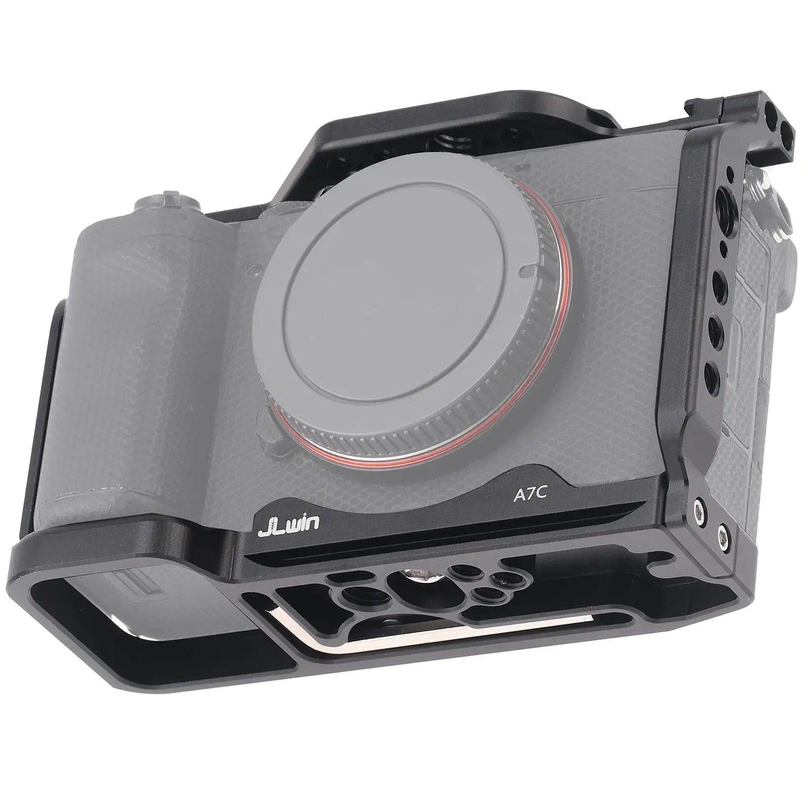 قفص أرنب للكاميرا 1/4 بوصة و3/8 بوصة مثبت يدوي لـ A7C