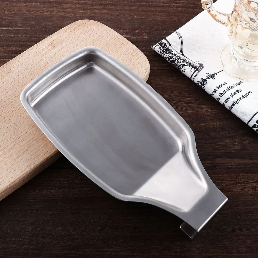 

Home Kitchen Dinnerware Heavy Duty Countertop Stainless Steel Tableware Rack Ladle Holder Spoon Rest Spatula Stand