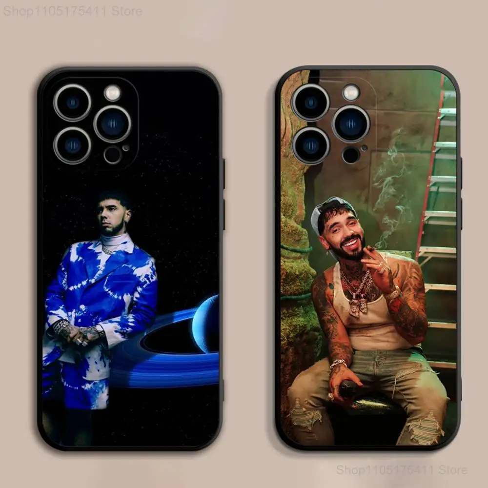 

Rapper A-AnuelS A-AA Cool Phone Case For iPhone 17,16,15,14,13,12,Pro,Max,Plus,E,SE4,Air,Mini Black Soft Cover