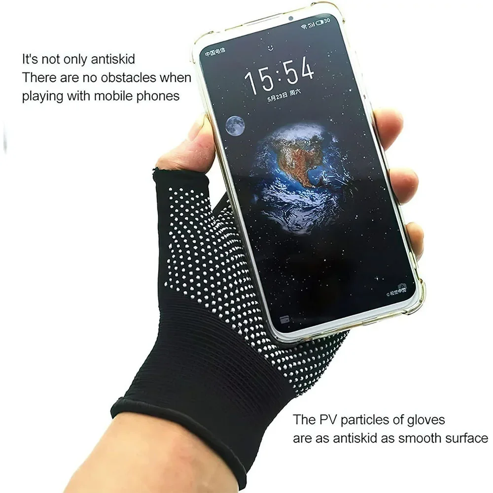 1 Pairs Bicycle Fingerless Gloves Lightweight Sunscreen Anti-Slip Riding Outdoor Workout Gloves Fitness Cycling Motorcycle image 4