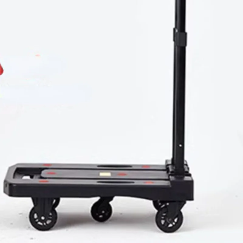 

Household foldable small cart, shopping and cargo pulling tool, portable trolley