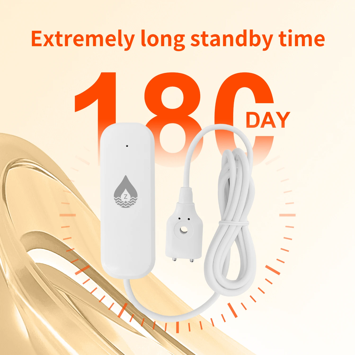 Tuya WiFi/Zigbee Water Sensor Water Level Leak Detector Smart Home Security APP Remote Monitoring Security Protection