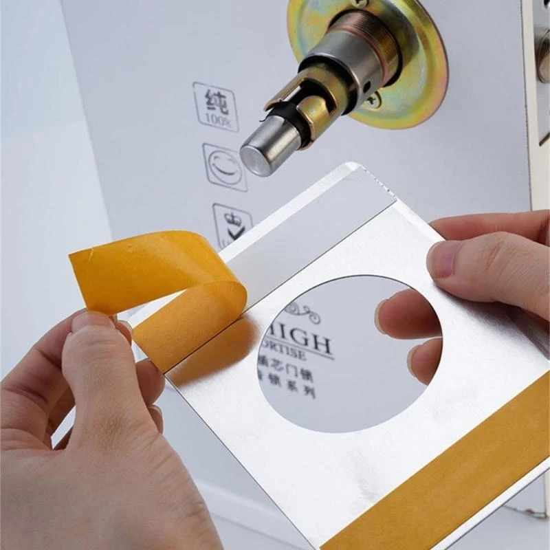 5AsD Portas Backing Placa backing Porta aço Bathes Protector para uso interior e exterior