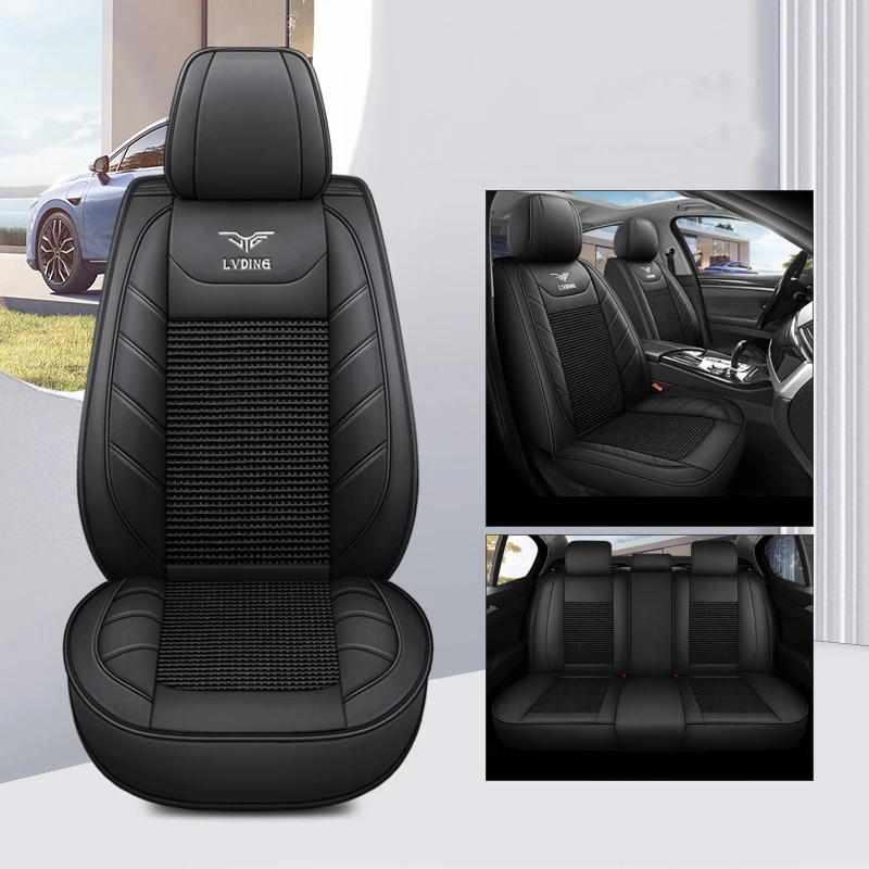 

Чехлы на автомобильные сиденья из ледяного шелка для Hyundai I20 Ioniq 5, Santa Fe Creta Sonata Accent Dodge Journey, автомобильные аксессуары для интерьера, дышащие