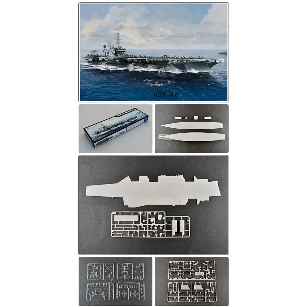 trumpeter-06714-1-700-scale-uss-kitty-hawk-cv-63-cv63-aircraft-carrier-ship-hobby-assembly-plastic-model-building-kit