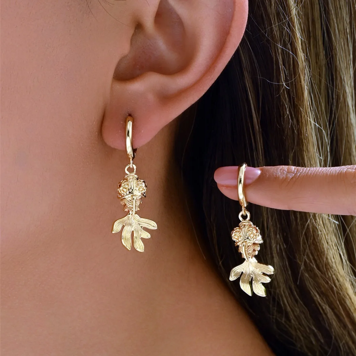 أقراط السمكة النيقة الرمزية والأناقة للأزياء الأمامية للنساء 2026