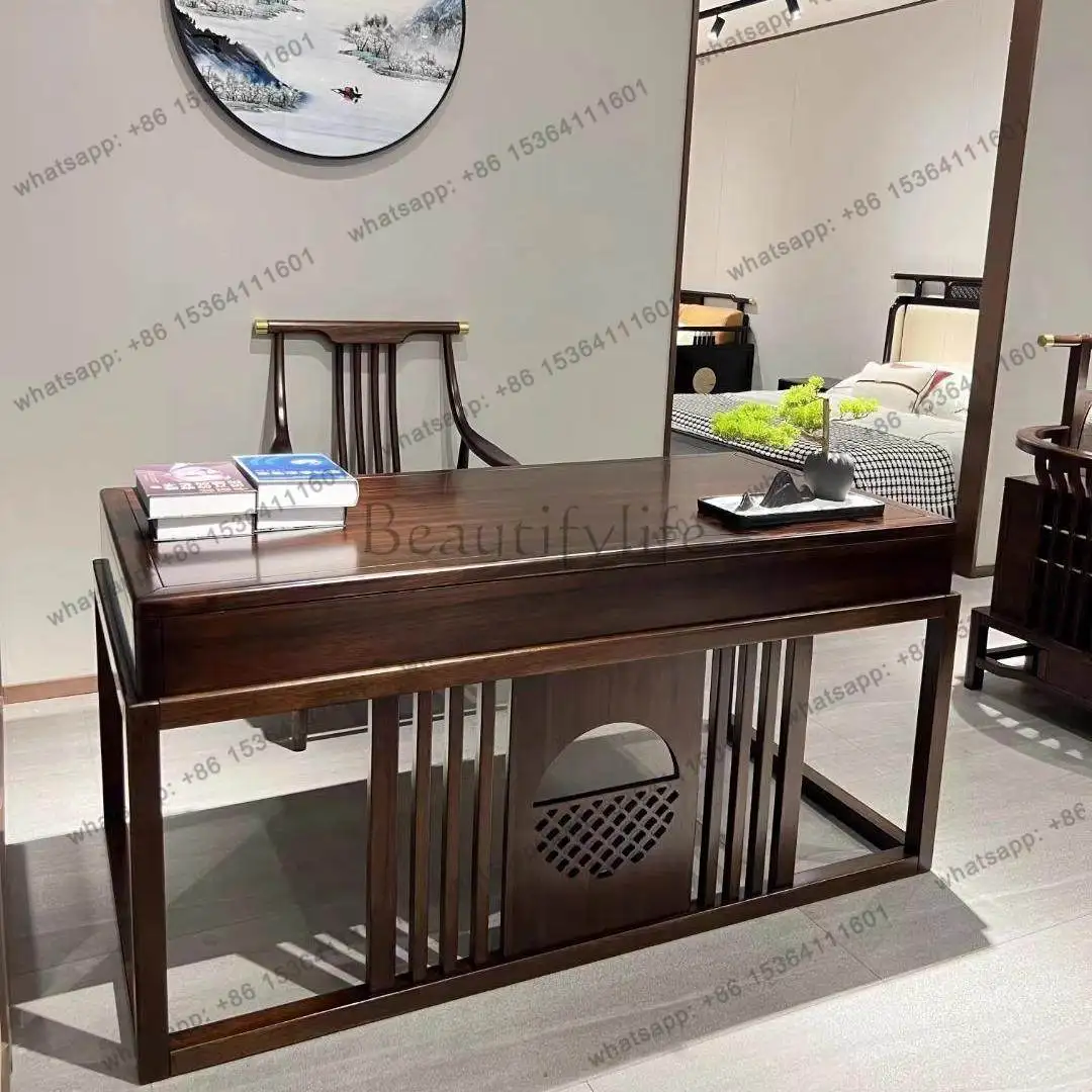 New Chinese-style household writing desk calligraphy table simple desk