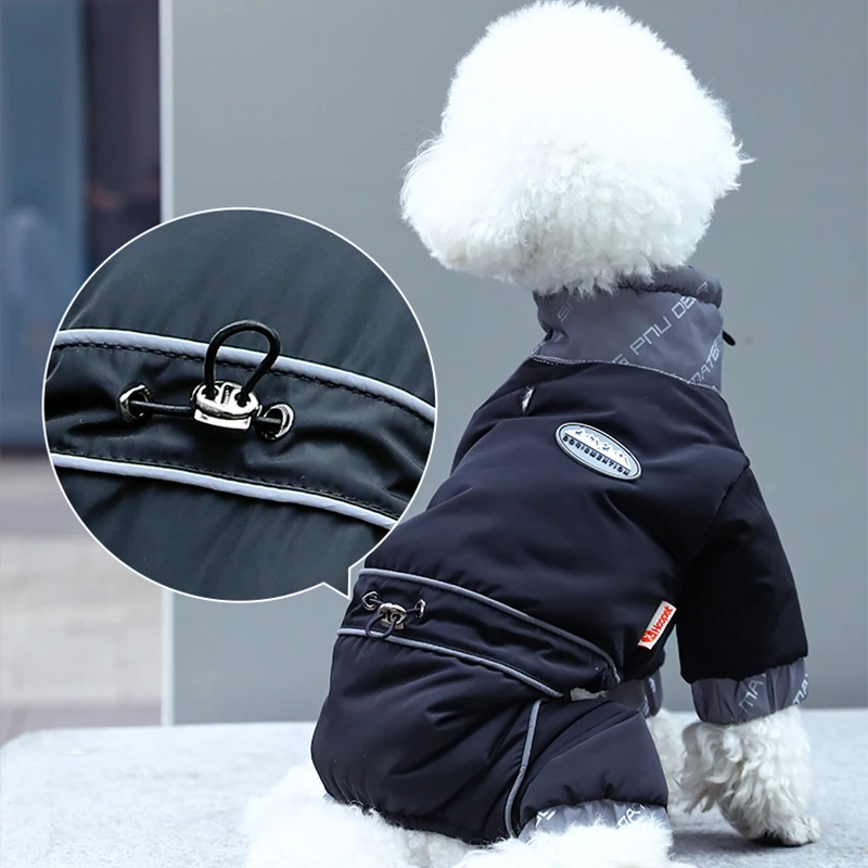 HOOPET Winter Pet Dogs Clothes Puppy Warm Jacket Small Medium Dog Reflective Coat Chihuahua Yorkies Pet Supplies