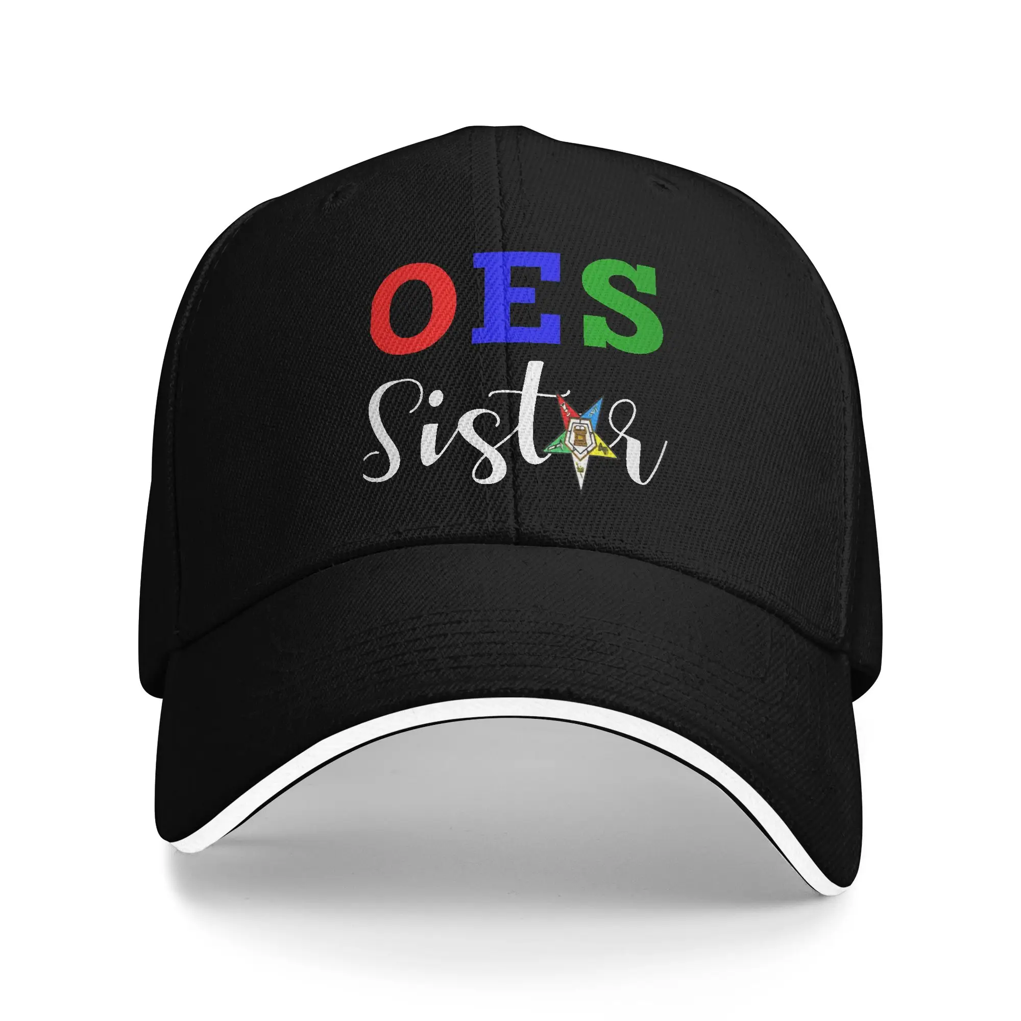OES Order of the Eastern Star Sistar Sisterhood Sun Baseball Cap y2k Cute Trucker Hat For Female Male Outdoor Gym Snapback Cap