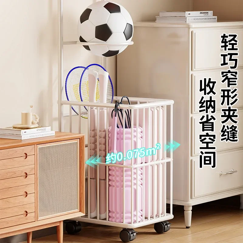DSA basketball stand floor rack large capacity yoga mat storage basket fitness equipment rack ball finishing rack