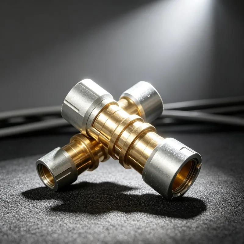 Non-welding ring compression tool copper-steel composite sealed joint suitable for multi-segment alternating current electricity