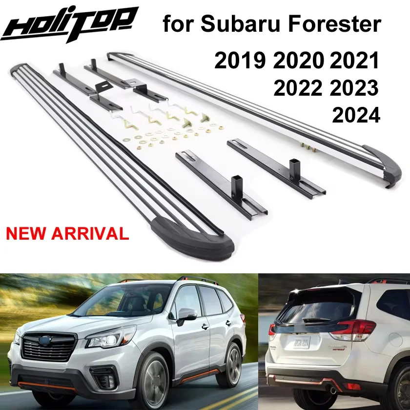 

Hot running board nerf bar side step for Subaru Forester 2019 2020 2021 2022 2023 2024, free drill hole, IATF16949 quality