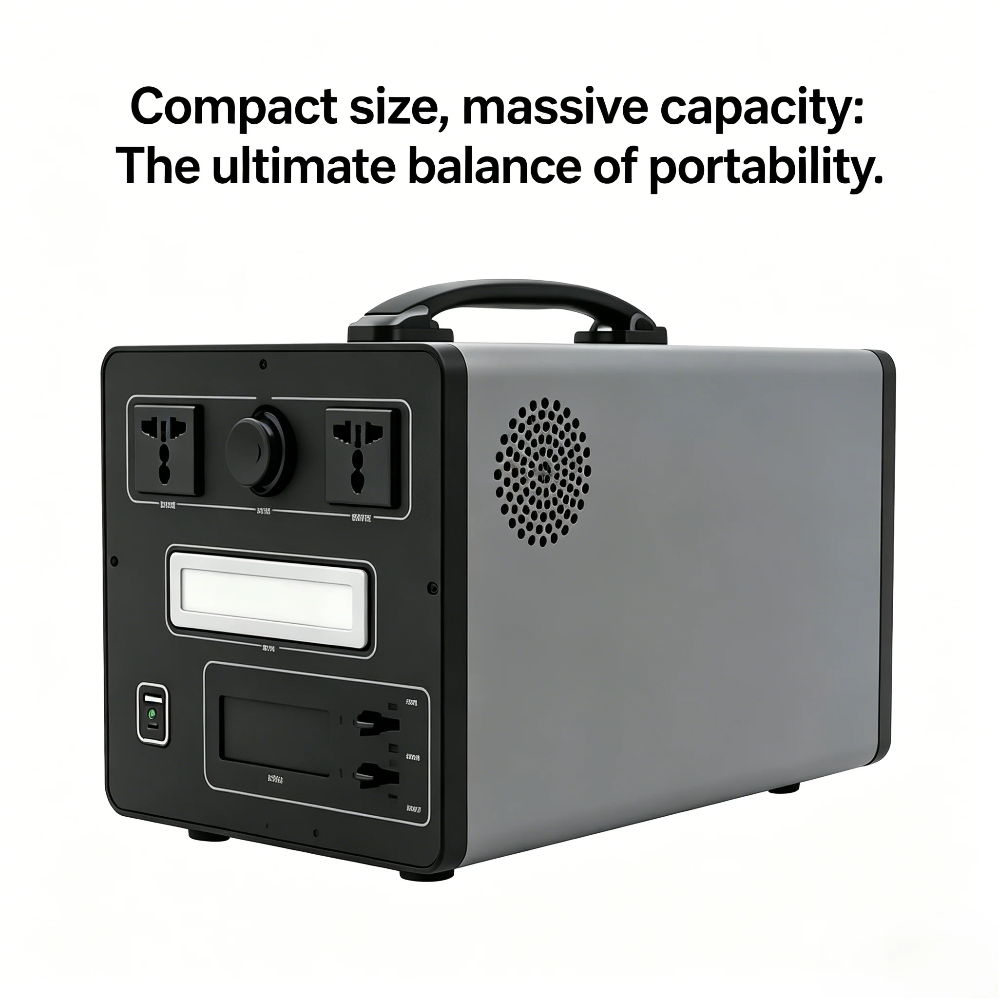 1500W 3000WH Outdoor Mobile Power Supply, Outdoor Portable Integrated Power Station, For Camping And Home Emergencies