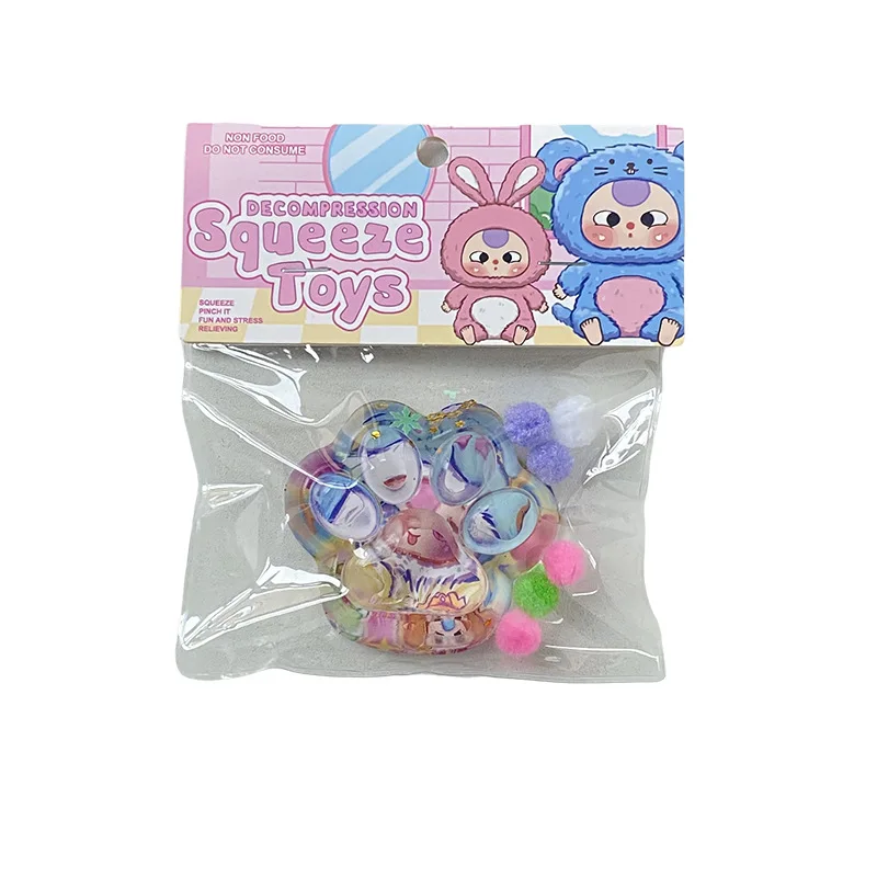 ใหม่ TPR บีบของเล่นแมวเท้าหยิกช้า Rebound Antistress ความเครียดบรรเทาของเล่น Decompression Venting Fidget ของเล่นเด็กผู้หญิงของขวัญ
