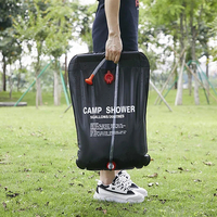 Water Shower Bags Scrubbing Removable Hose Shower Head 20L/40L Foldable Solar Shower Bag Outdoor Bath Water Bag Camping