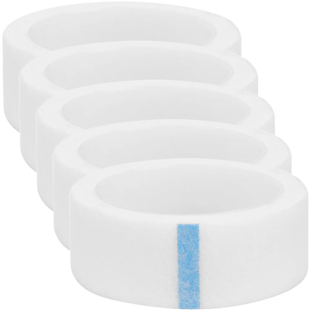 

5 Rolls Eyelash Tape for Lash Extensions Non Woven Fabric Self Adhesive Easy to Cut Any Shape Suitable Various Eye Shapes