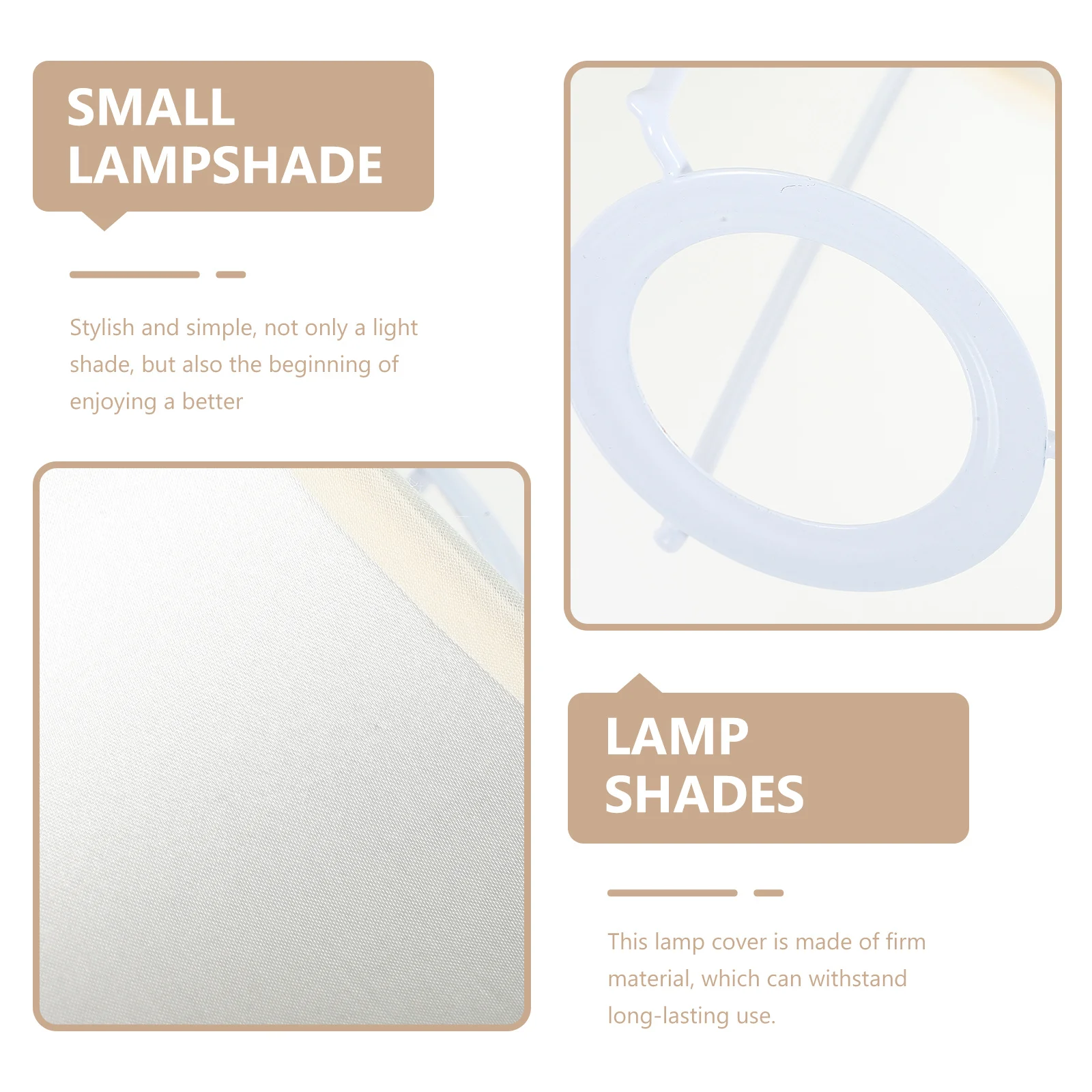 

Cloth Lampshade Small Drum Style Metal Frame E27 E14 Base for Living Room Bedroom Library Wall Desk Lamp Cover Decorative